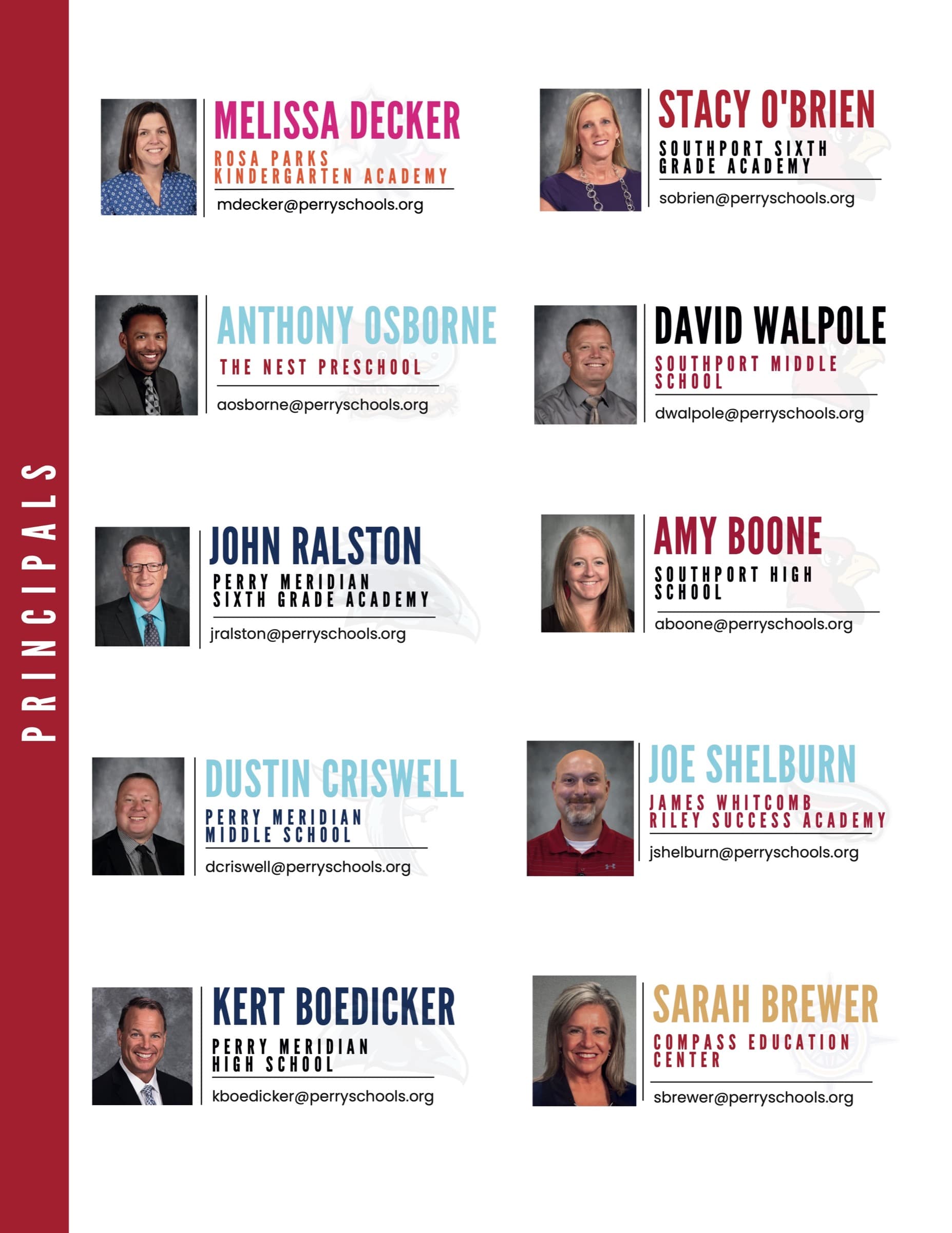 Staff directory interior page 6